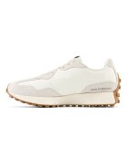 New Balance Велурени спортни обувки 327 с лого Слонова кост/Сив/Светло бежово