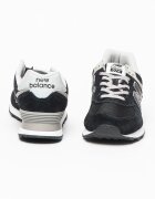 New Balance Велурени спортни обувки 574 Черен/Сив