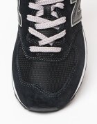 New Balance Велурени спортни обувки 574 Черен/Сив