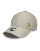 New Era Бейзболна шапка 9Forty с метално лого Светло бежово 54-56