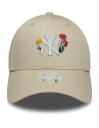 New Era Бейзболна шапка Floral Icon 9Forty с бродирано лого Бял Светло бежово