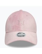 New Era Дамска шапка Diamante Velour с регулируема дръжка 9Forty в тъмно розово