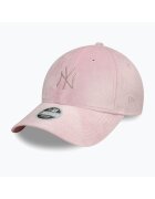 New Era Дамска шапка Diamante Velour с регулируема дръжка 9Forty в тъмно розово