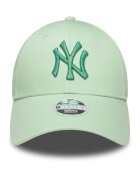 New Era Памучна шапка New York Yankees 9FORTY Бледозелен