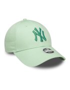 New Era Памучна шапка New York Yankees 9FORTY Бледозелен