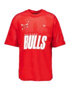 New Era Памучна тениска Chicago Bulls NBA - Бял/Аленочервен