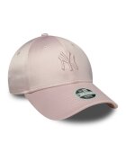 New Era Сатинирана шапка 9Forty NY Yankees с капса Прашно розово