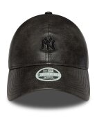 New Era Шапка 9TWENTY® от еко кожа с лого Черен