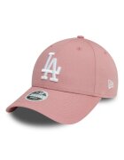 New Era Шапка от памук LA Dodgers 9FORTY Бял/Прашно розово