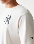 New Era Унисекс тениска MLB NY Yankees Мръснобял/Антрацитно сиво