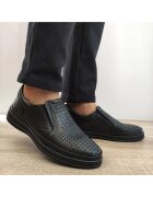 Nicolis Мъжки перфорирани обувки 207637 Black - Черни