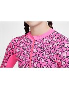 Nike Бански костюм Bubble Script За деца Розов