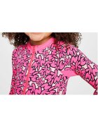 Nike Бански костюм Long Sleeve One Piece За момичета Розов