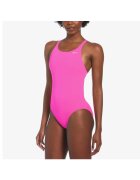 Nike Бански костюм Solid Fastback One Piece Жени Розово