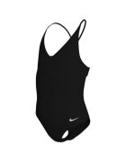 Nike Бански костюм Swim Solid За жени Черен