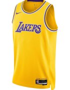 Nike Баскетболен топ Lakers с перфорации - Жълт/Виолетов