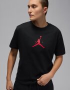 Nike Баскетболна памучна тениска Jumpman Червен/Черен