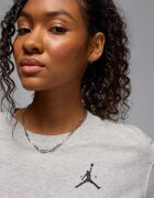 Nike Баскетболна тениска Jumpman с овално деколте и лого Сив меланж