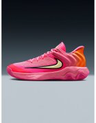 Nike Баскетболни обувки Giannis Immortality 4 с лого - Яркорозово/Бледожълт/Мандарина