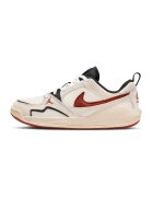 Nike Баскетболни мрежести обувки Air Jordan с кожа - Бял/Светло бежово