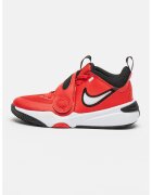 Nike Баскетболни обувки Team Hustle с кожа - Червен/Черен