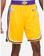 Nike Баскетболни шорти Los Angeles Lakers с Dri-Fit - Шафраново жълто/Аметист