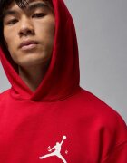 Nike Баскетболно худи Jumpman с джоб кенгуру Червен