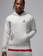 Nike Баскетболно худи Jumpman с джоб кенгуру Светлосив меланж