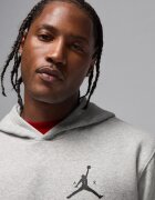Nike Баскетболно худи Jumpman с джоб кенгуру Светлосив меланж