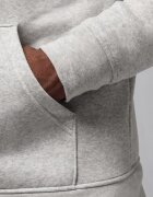 Nike Баскетболно худи Jumpman с джоб кенгуру Светлосив меланж