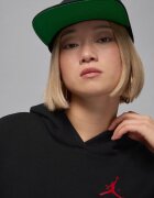 Nike Баскетболно худи Jumpman с паднали ръкави Черен