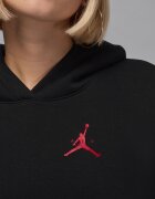 Nike Баскетболно худи Jumpman с паднали ръкави Черен