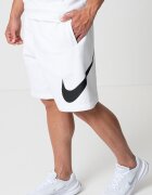 Nike Бермуди с връзка и джобове Бял