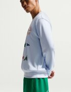 Nike Бермуди с връзка и джобове Бял/Зелен