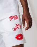 Nike Бермуди със скосени джобове Бял/Аленочервен