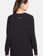 Nike Блуза One с дълги ръкави Черен