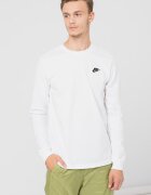 Nike Блуза Sportswear Club с бродирано лого Бял