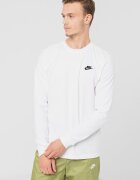 Nike Блуза Sportswear Club с бродирано лого Бял