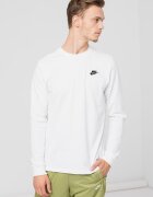 Nike Блуза Sportswear Club с бродирано лого Бял