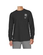Nike Блуза за плуване Lux Letter За мъже Черен