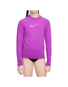 Nike Блуза за плуване Swim Hydroguard За деца Розов