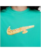 Nike Блуза за плуване Swoosh Waffle За деца Зелен