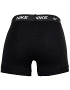 Nike Боксерки с Dri-FIT и лого - 3 чифта Черен/Сив