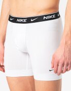 Nike Боксерки с лого - 3 чифта Бял/Черен/Сив меланж
