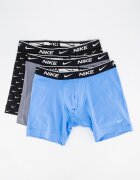 Nike Боксерки с лого - 3 чифта Зелен/Черен/Син