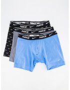 Nike Боксерки с лого - 3 чифта - Зелен/Черен/Син