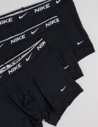 Nike Боксерки с лого на талията - 3 чифта Черен