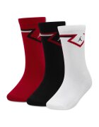 Nike Чорапи Jhn Jordan Diamond 3pk Crew BJ0832R78 Деца Многоцветни 09-11 ГОДИНИ