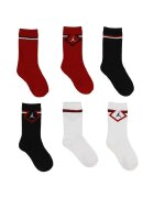 Nike Чорапи Jhn Jordan Diamond 3pk Crew BJ0832R78 Деца Многоцветни 09-11 ГОДИНИ