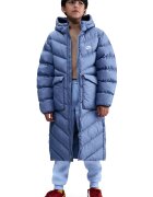 Nike Дълго капитонирано зимно яке с джобове Лавандула